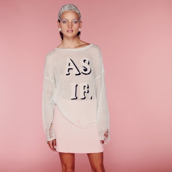 Wildfox White label sweater top - Picture 3 of 9